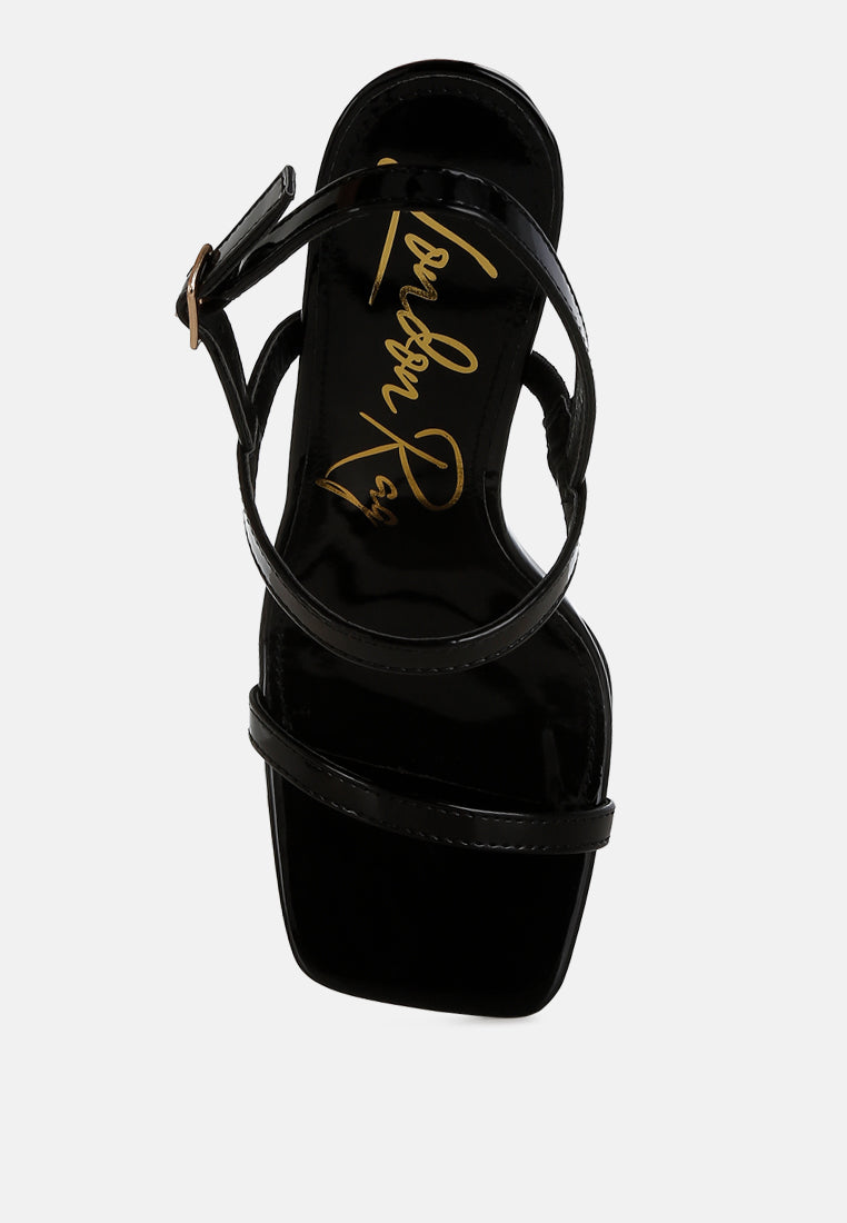 women metallic fantasy wedge heel sandals#color_black