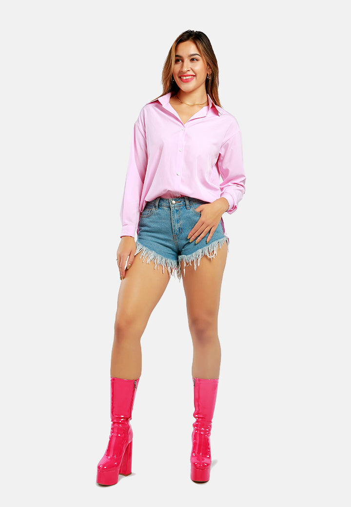 women long sleeve shirt#color_pink
