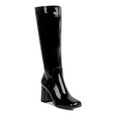 block heeled calf boots#color_black