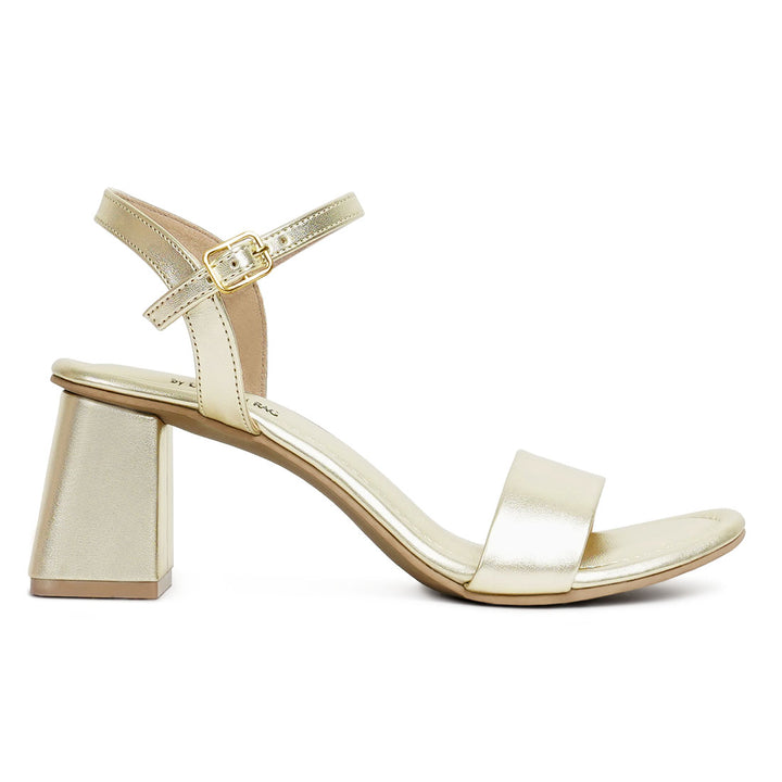 london rag women metallic faux leather sandals#color_gold