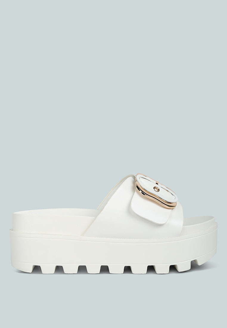 Lug Sole Flatform Sliders#color_white