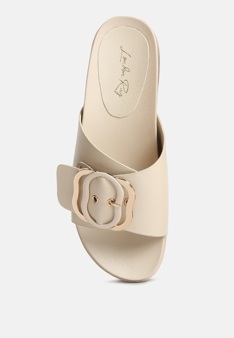 women lug sole flatform sliders#color_beige