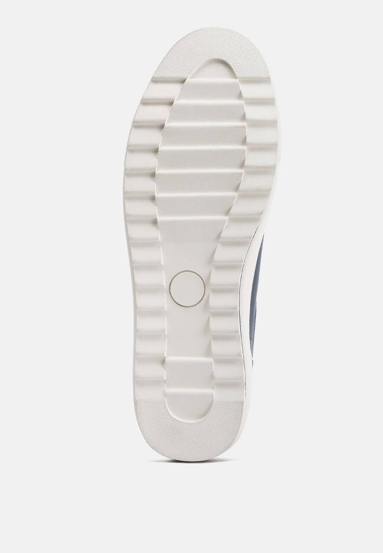 Mens Lug Sole Platform Sneakers