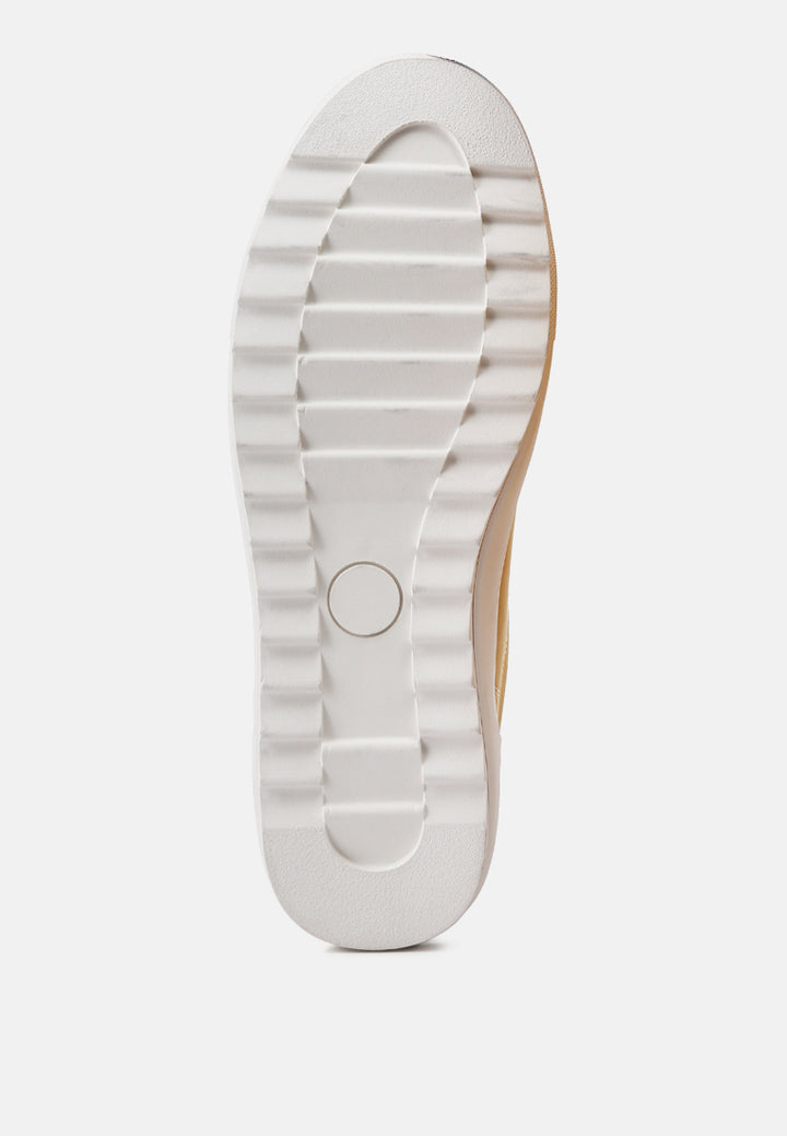 Mens Lug Sole Platform Sneakers