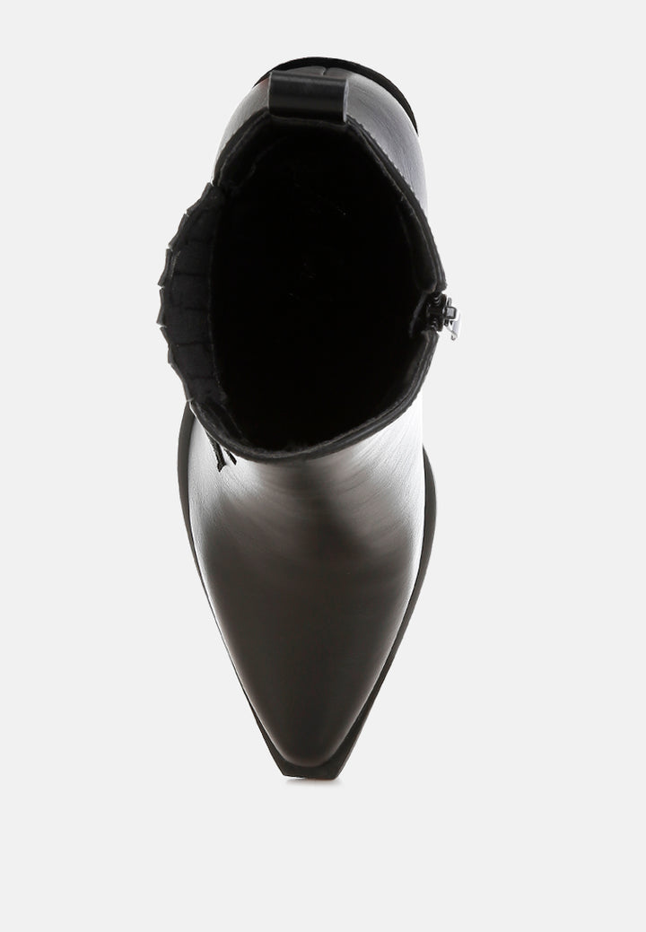 women glitter star detail chelsea boots#color_black