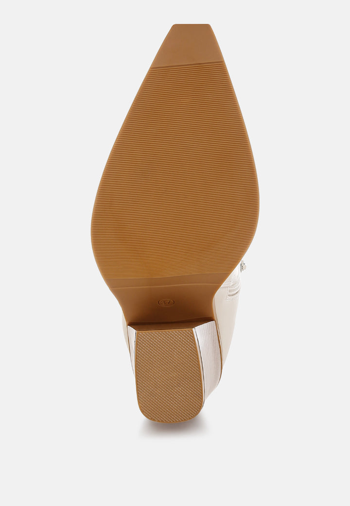 women glitter star detail chelsea boots#color_beige