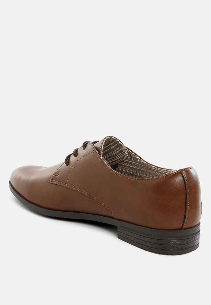 men's minimalist derby shoes#color_tan
