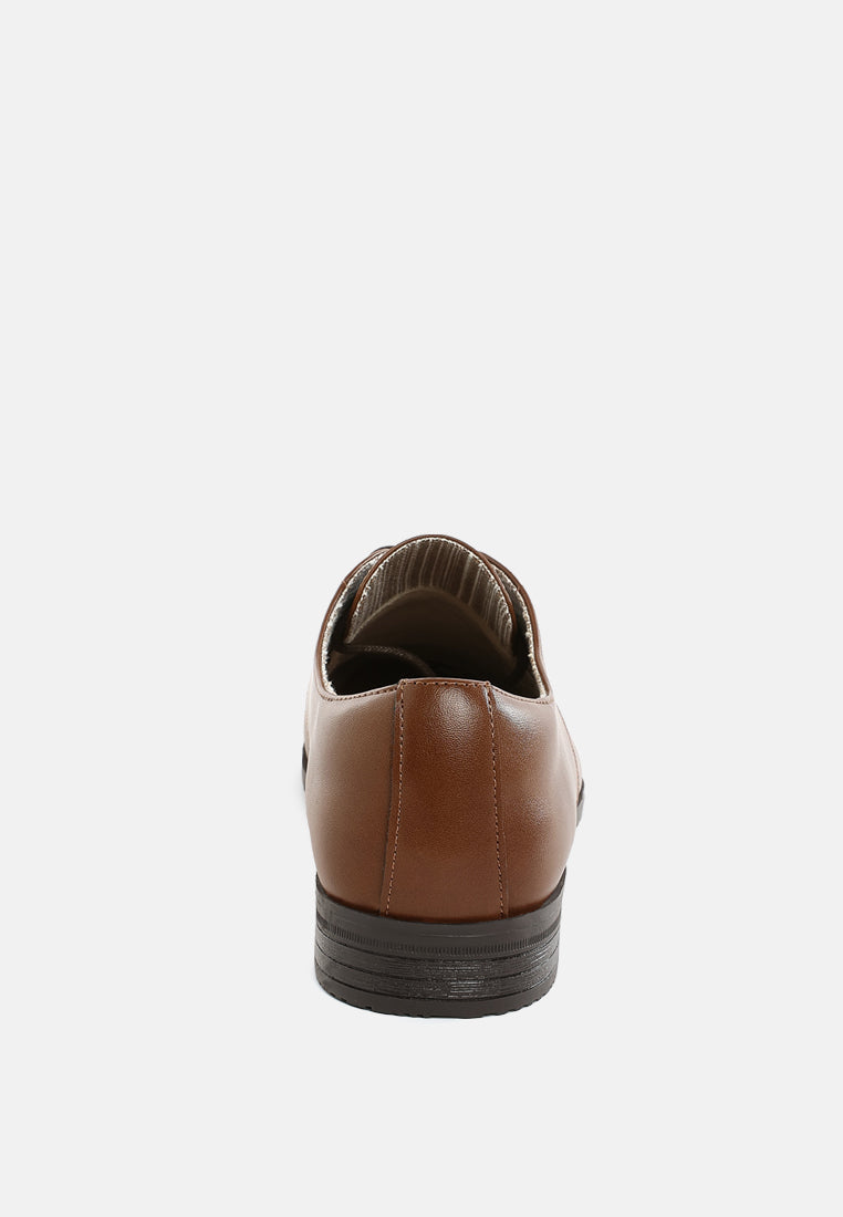 men's minimalist derby shoes#color_tan