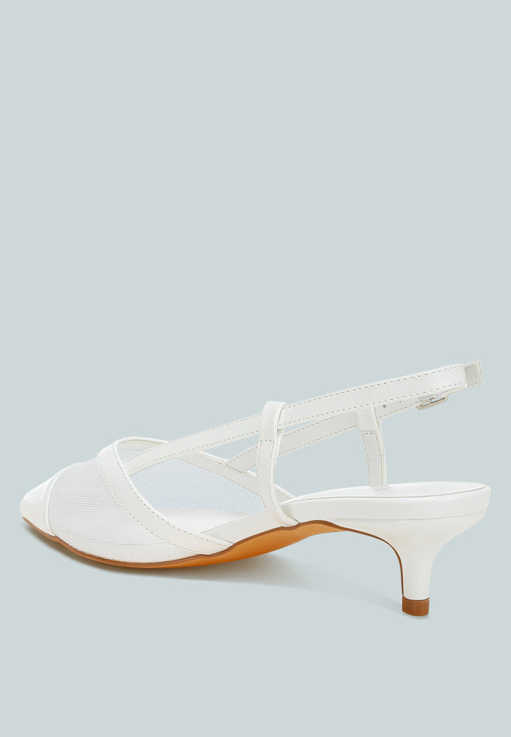 women mesh slingback sandals#color_white