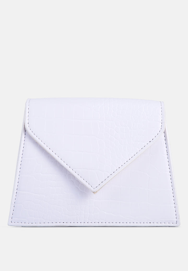 Mini Envelope Croc Sling Bag