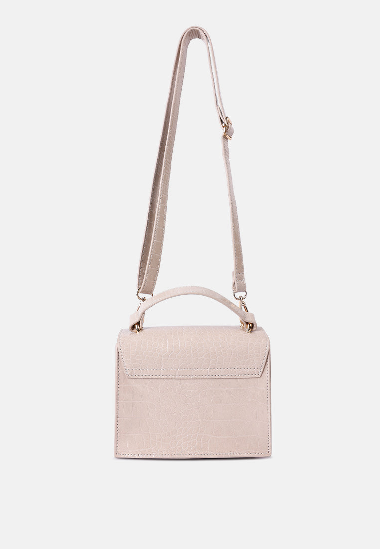 Women Mini Croc Sling Bag