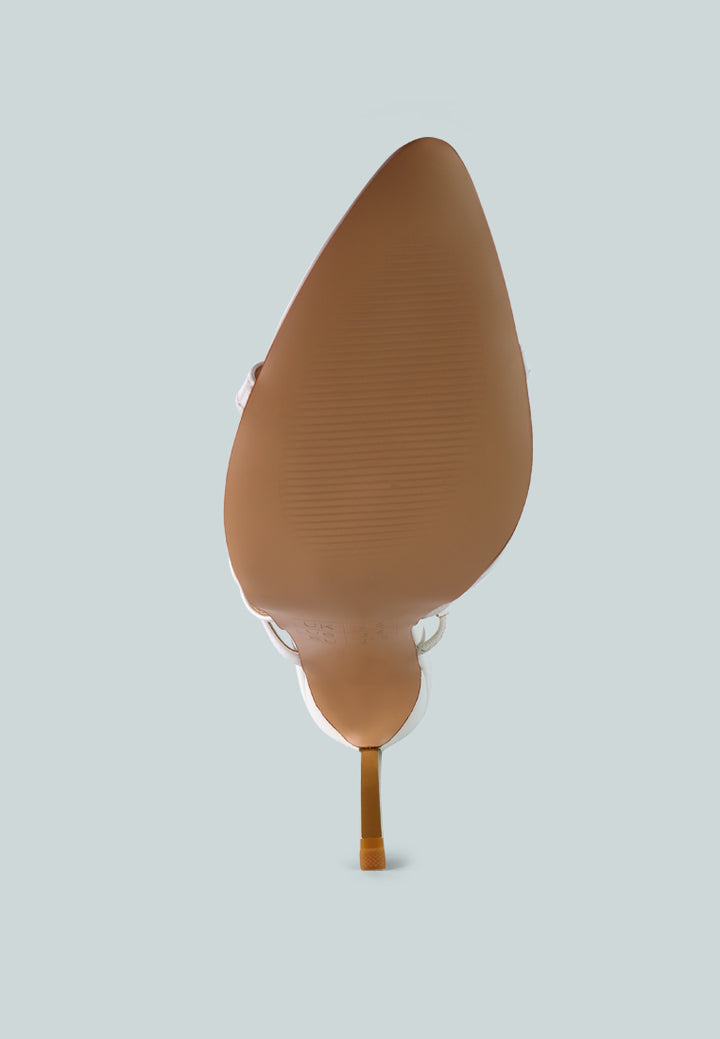 women high heeled sandals#color_white