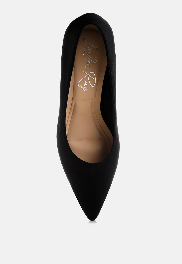 Women Pointy Toe Kitten Heels