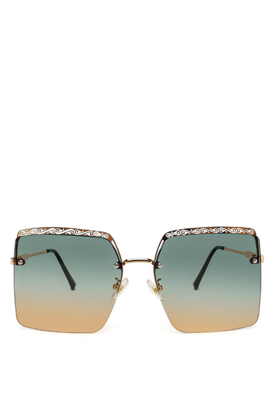 Ombre Tinted Funky Sunglasses