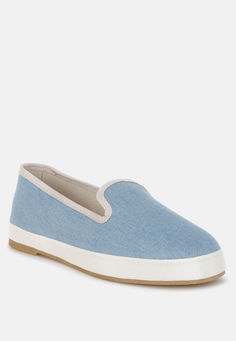 Women Denim Slip On Loafers