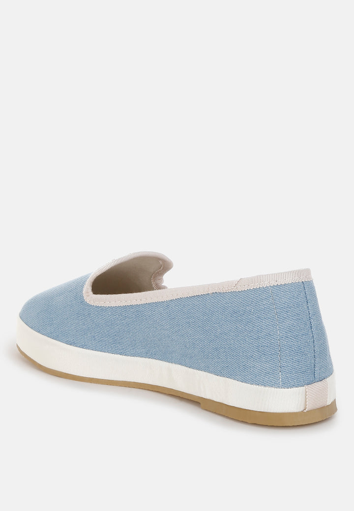 Women Denim Slip On Loafers