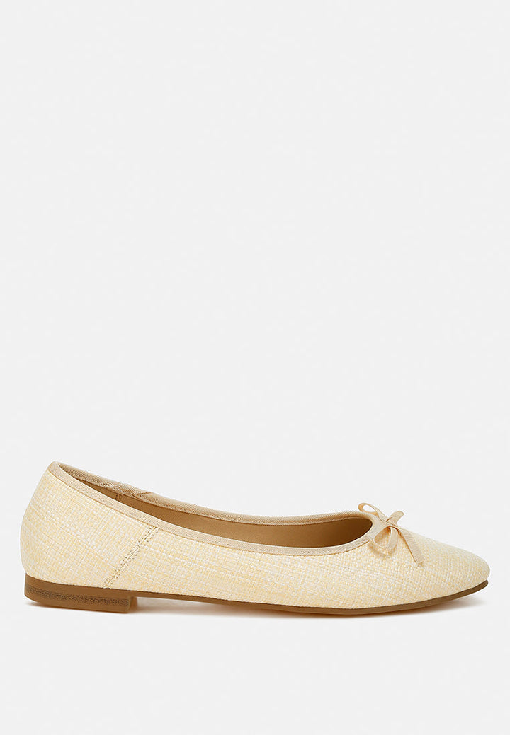 Women Raffia Ballet Flats