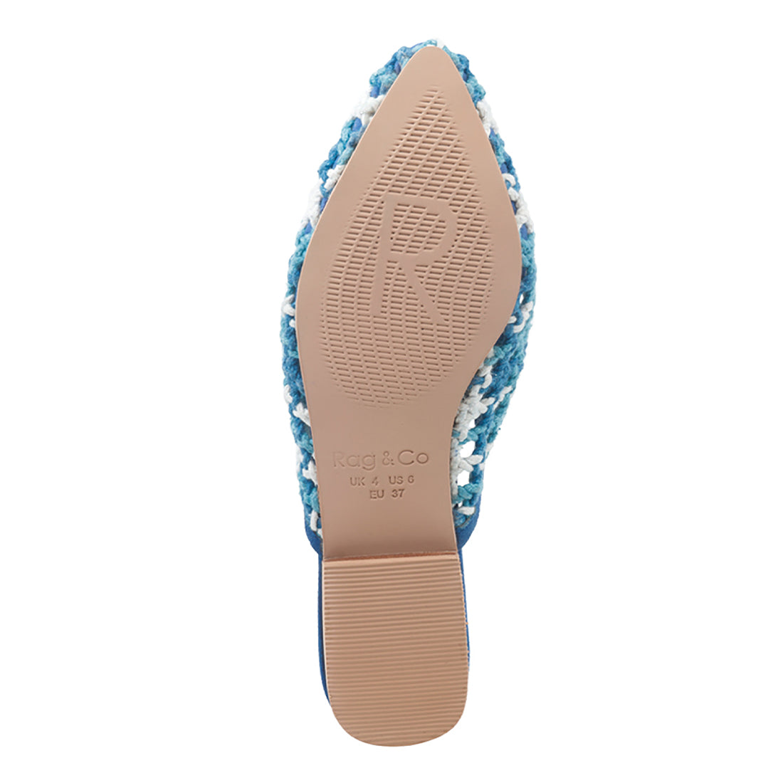 MARIANA Woven Flat Mules With Tassels