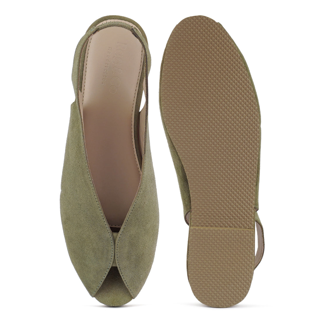 GRETCHEN Slingback Flat Sandals
