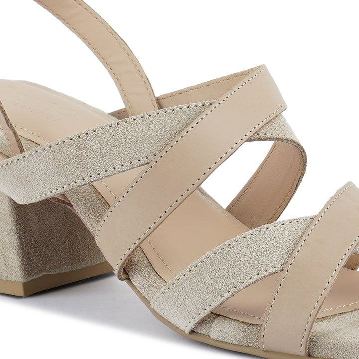 women mon lapin red high heeled block leather sandal#color_nude