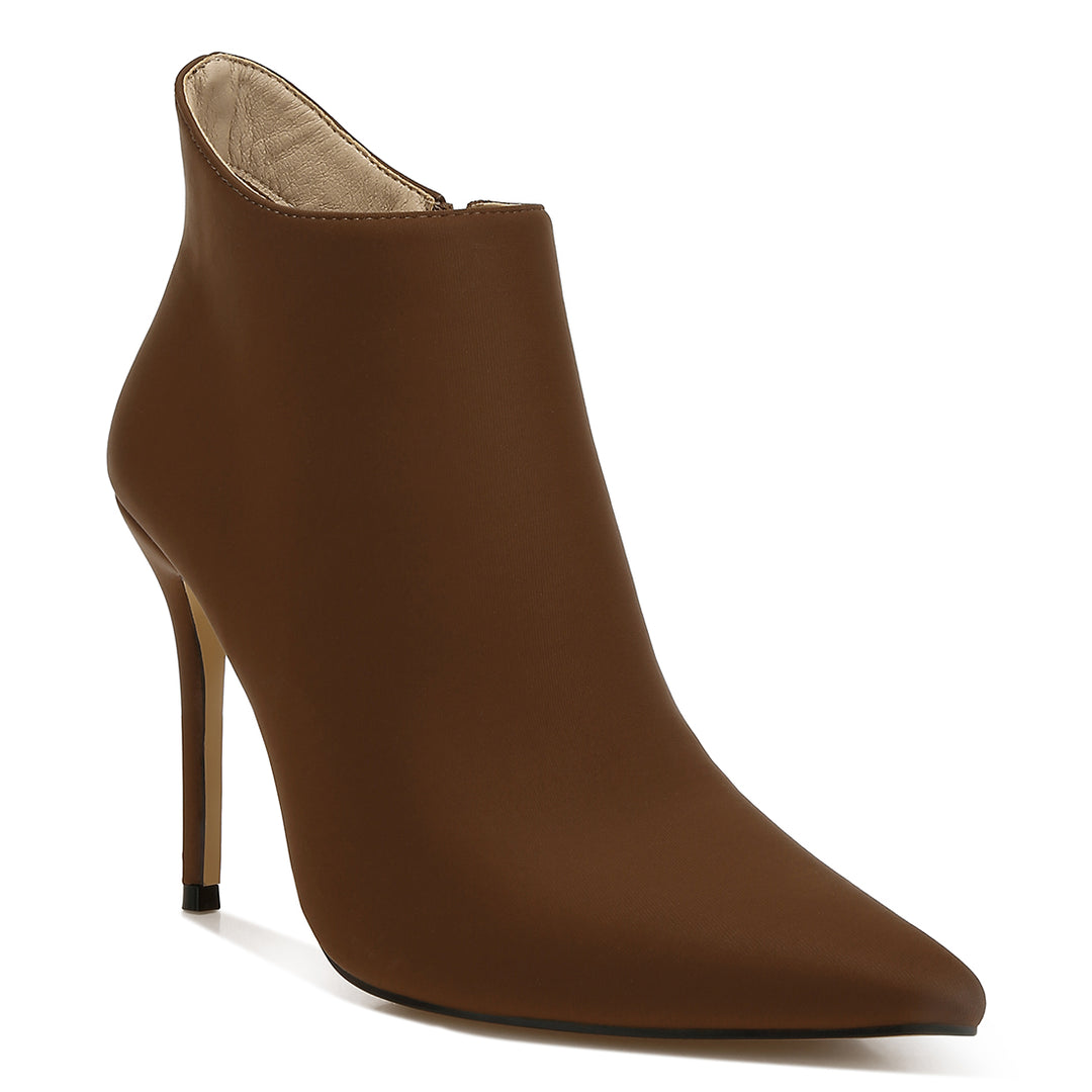 pleather concave cut ankle boots#color_brown