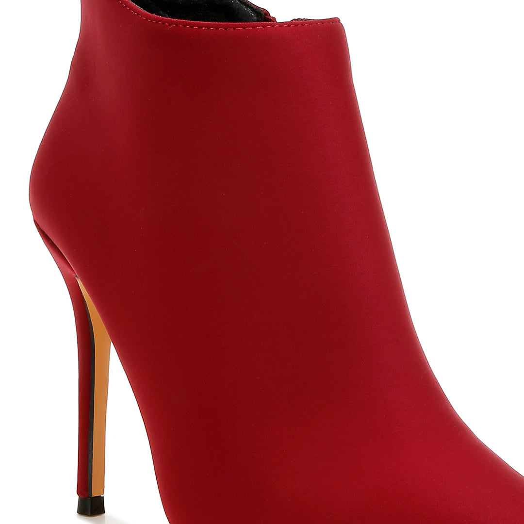 pleather concave cut ankle boots#color_burgundy