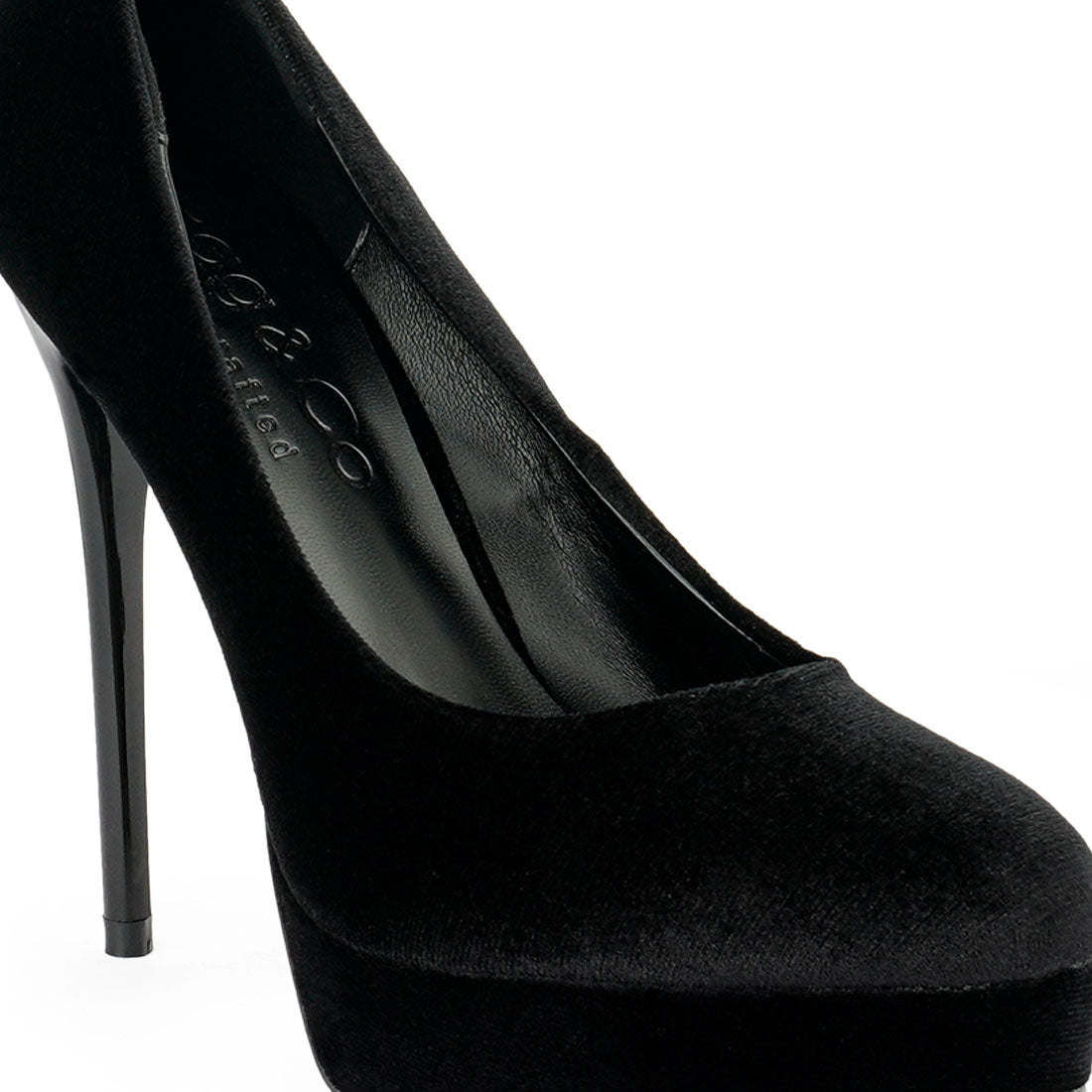 High Heel Dress Shoe In Black