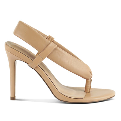 high heeled thong sandals#color_beige