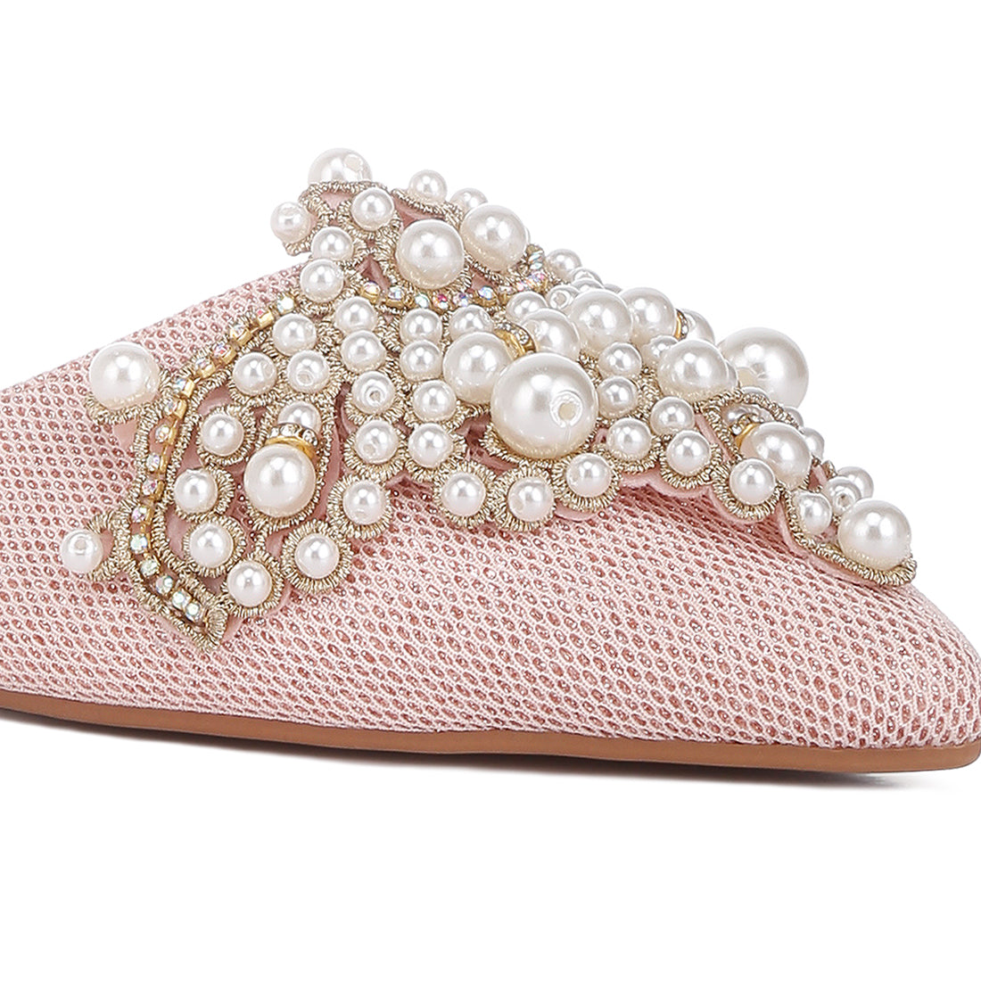 embellished delicate pearl mules#color_blush