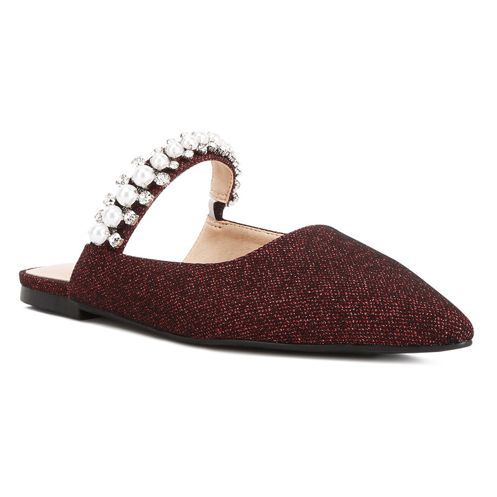 women mary jane cut-out embellished mules#color_burgundy