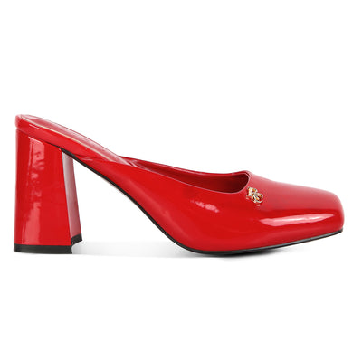 patent block heels#color_red