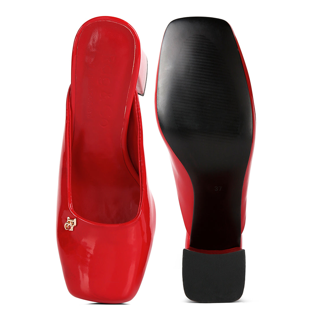 patent block heels#color_red