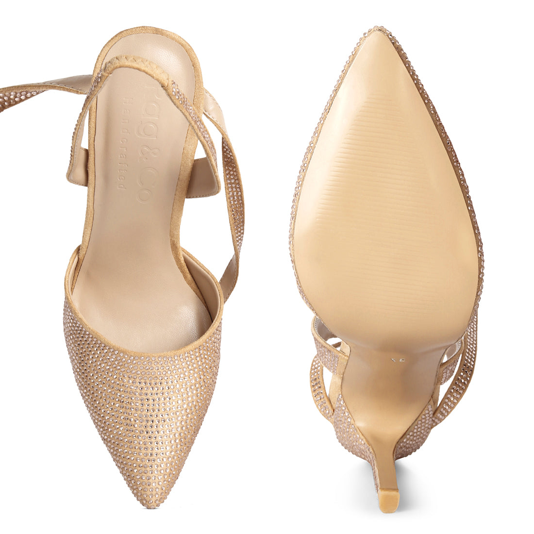 diamante studded high heeled sandal#color_beige