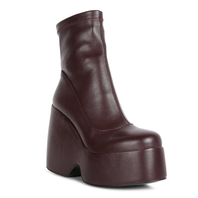high platform ankle boots#color_burgundy