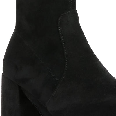 stretch suede ankle boots#color_black