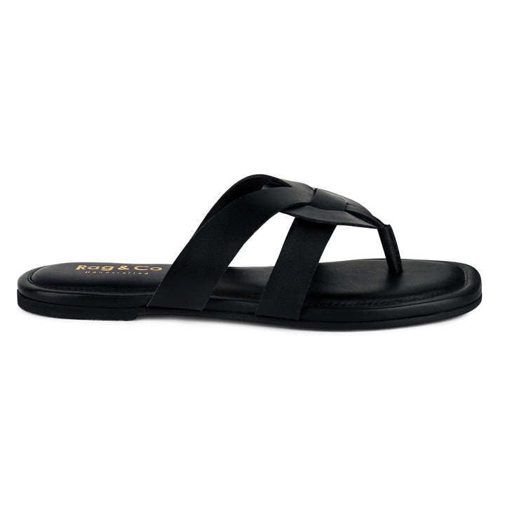 angeles flat slip ons#color_black