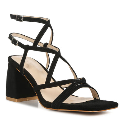 strappy block heel sandals#color_black
