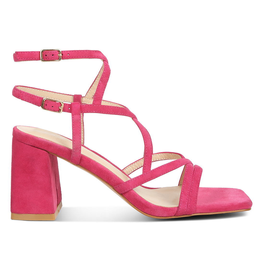 strappy block heel sandals#color_fuschia