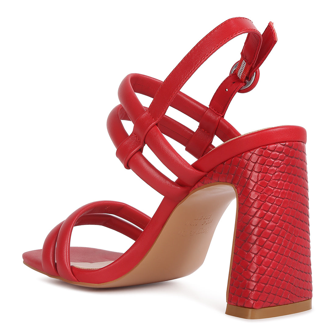 slim block heel sandal#color_red