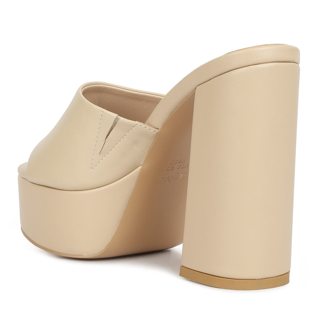 open toe high block heel sandals#color_beige