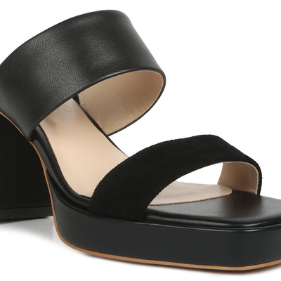 slip on platform sandals#color_black