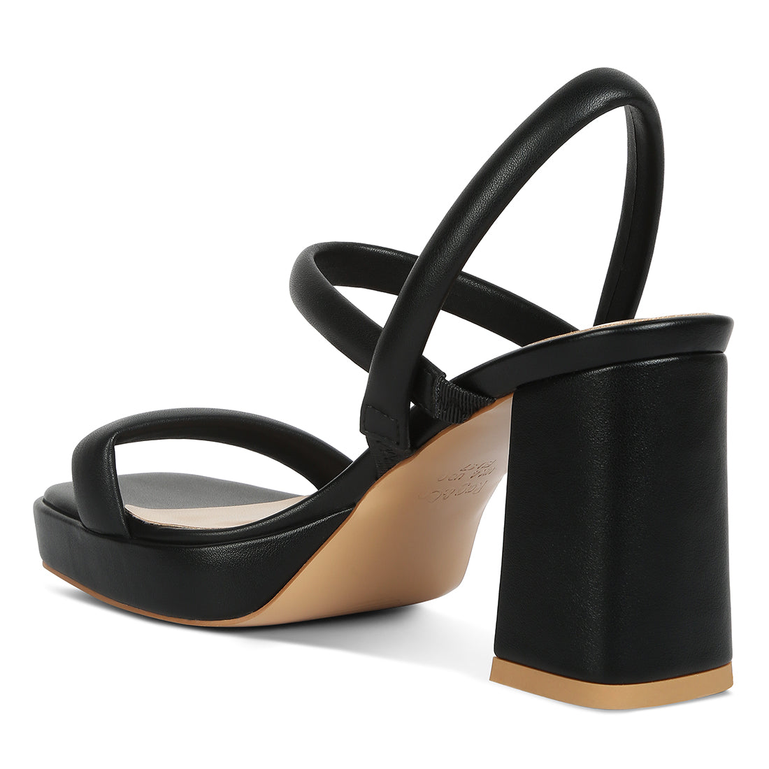 slingback block heel sandals#color_black