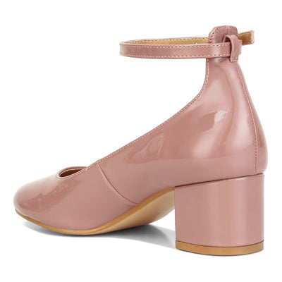 ankle strap low block heel sandals#color_blush
