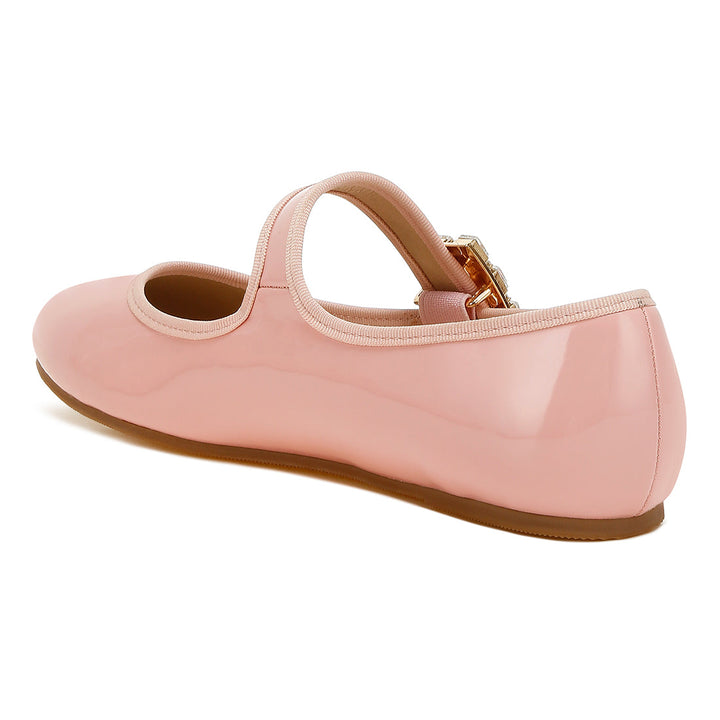 brooch mary jane sandals
#color_pink