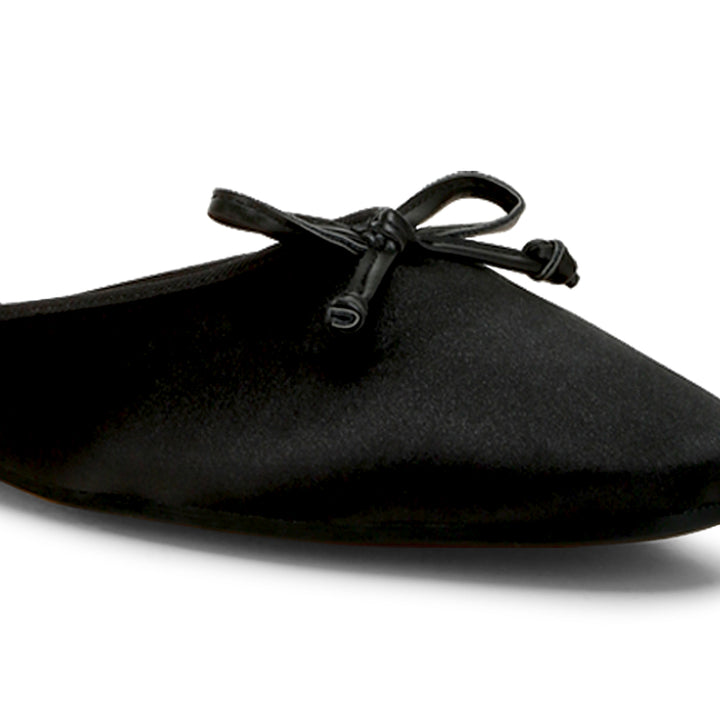 satin bow detail mules#color_black