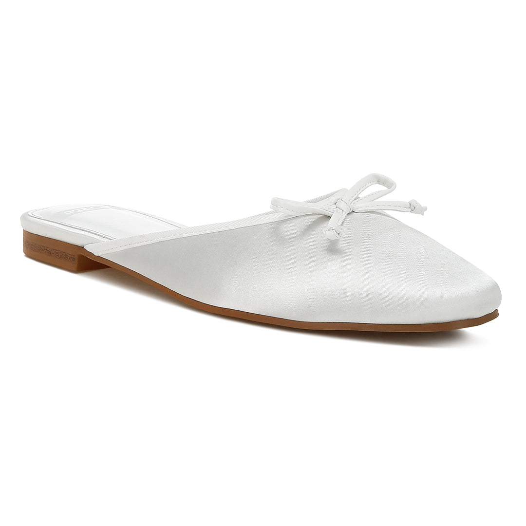 satin bow detail mules#color_white