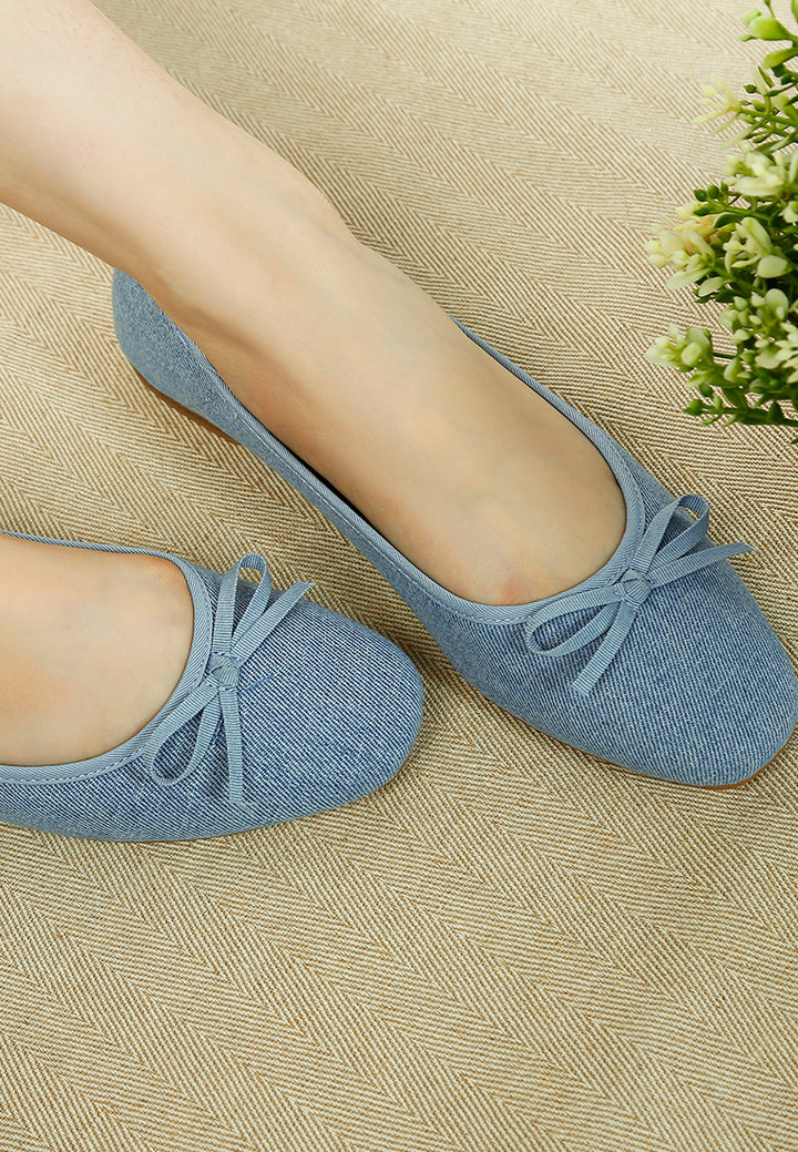 Women Bow Detail Ballerinas