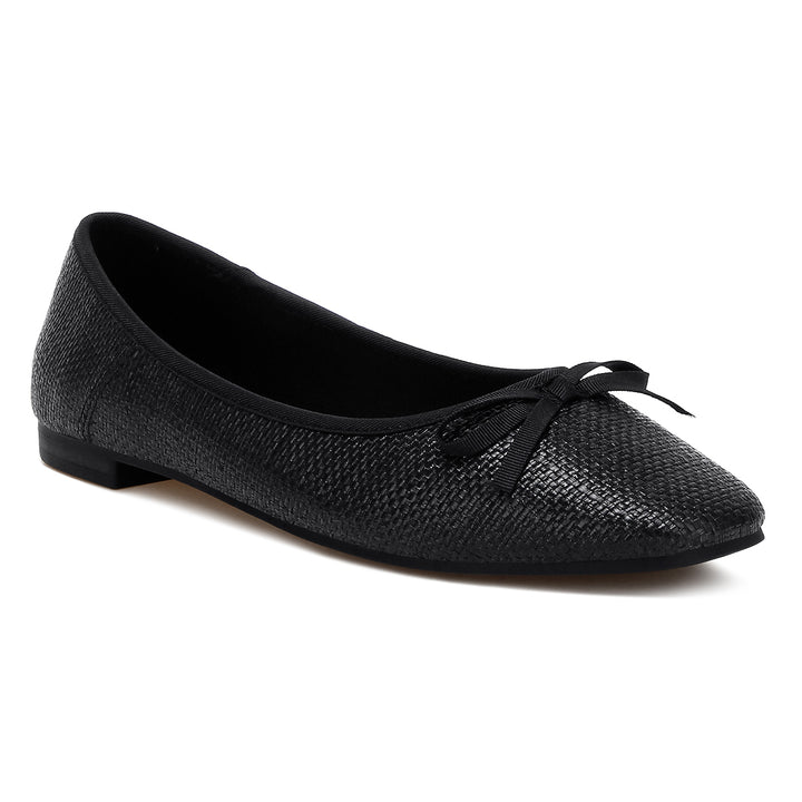 raffia ballet flats#color_black