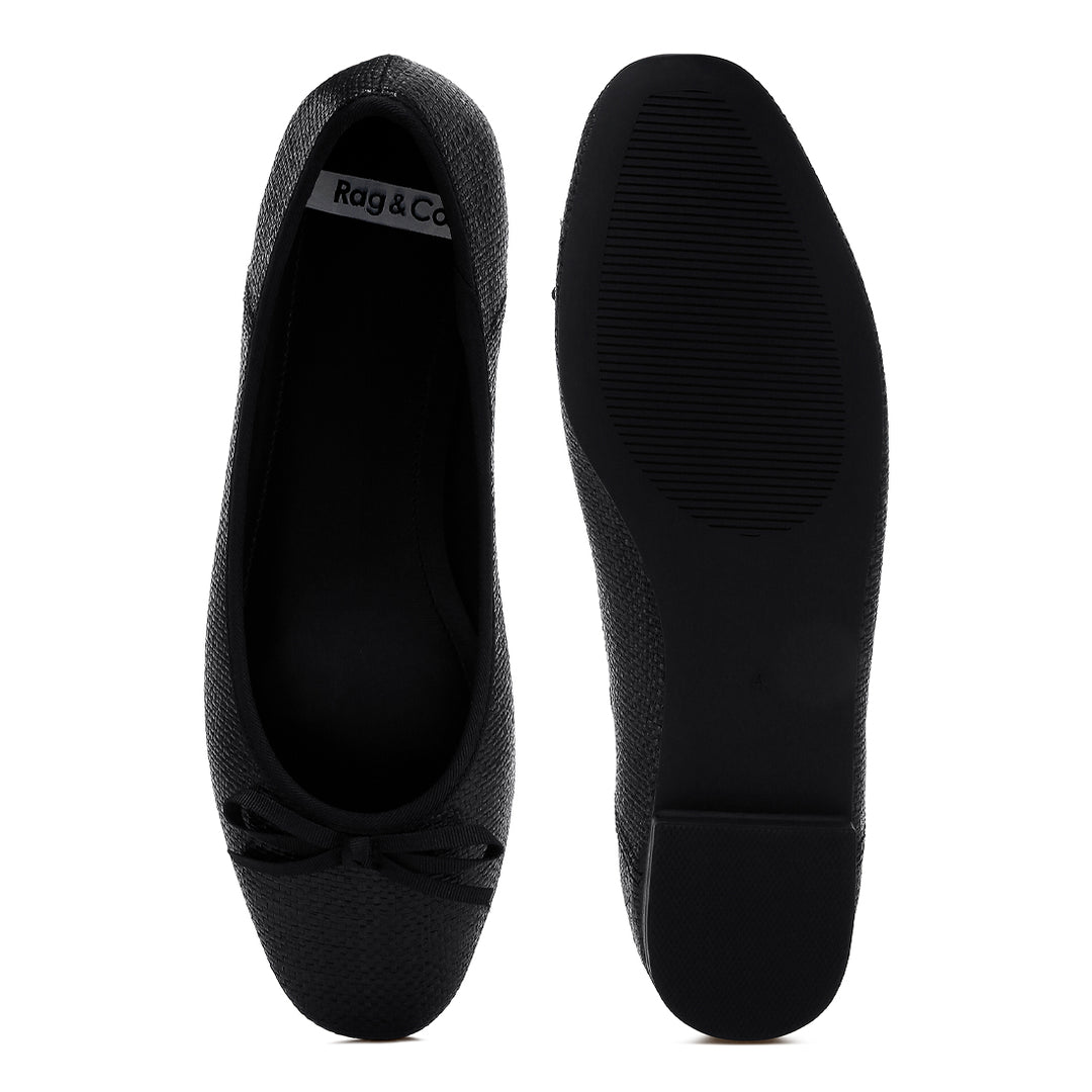 raffia ballet flats#color_black