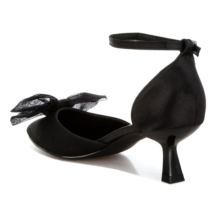 bow detail satin sandals#color_black